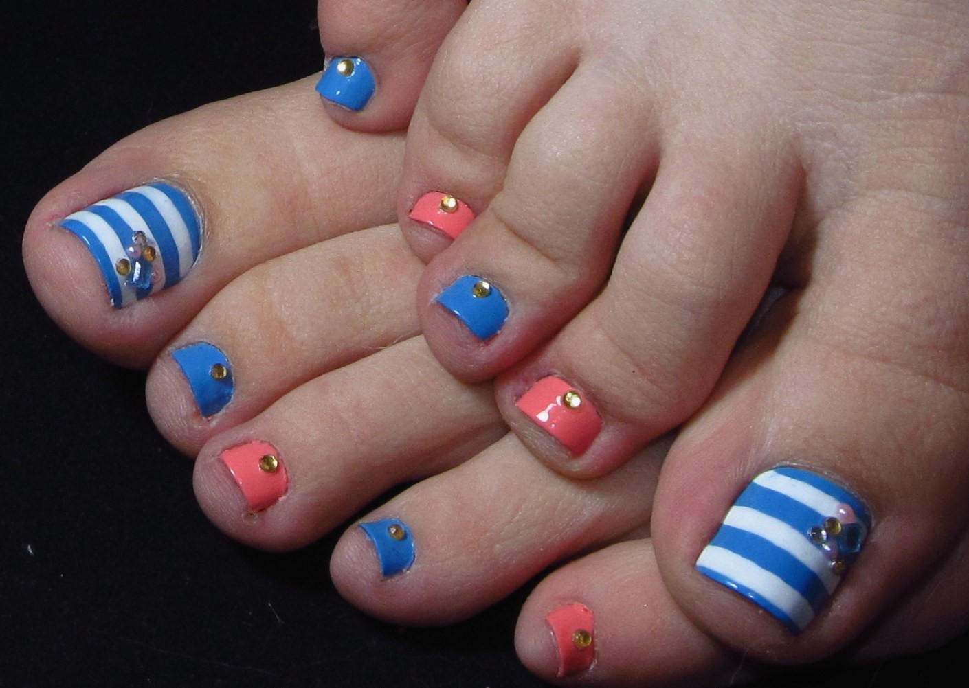 Principais idéias de designs de unhas de pedicure que você precisa experimentar 2018 @ [Desenhos de unhas de verão para 2018 Melhores idéias de Nail Art